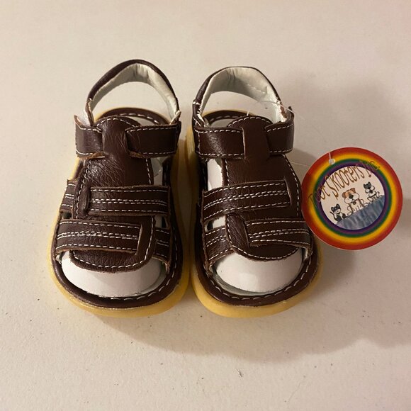 Toot Skooters Inc. Baby Boy Brown Sandals - Picture 3 of 6